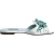Satin Slide Sandalen