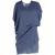 Acne Studios Mallory Overlay Mini Casual Jurk in Marineblauw Polyester