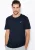 Nike T-shirt voor heren met geborduurd Swoosh Navy