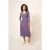 White Stuff Tea Midi Jersey Dress Pink Print