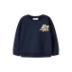 NAME IT MINI sweater met print – donkerblauw