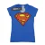 DC Comics Dames/Dames Superman Logo Katoenen T-Shirt (Koningsblauw)