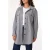 Scotch & Soda Knit Herringbone Shirt Jacket Grey Herringbone