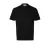 SELECTED HOMME regular polo fijn gebreid zwart