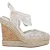 Nicholas Kirkwood Hoge Hak Kant Wedges in Crème Synthetisch