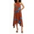 AllSaints Mysti Iona Dress Rust Red