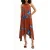 AllSaints Mysti Iona Dress Rust Red