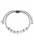 Glanzstücke München Armband  zwart / zilver / wit