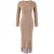 Maxi-jurk voor dames met ruitjespatroon, lange pasvorm, casual/dagelijks, A-lijn
