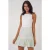 Geweven Mini Tricotrok met Rimpeldetails