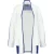 River Woods Cardigan Stripe Ls Details White