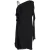 Roland Mouret asymmetrische jurk van zwarte zijde
