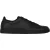 Lonsdale Leren platte herentrainers (Zwart)