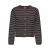 ONLY gestreept gebreid vest – bruin/blauw