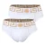 Versace Bi-Pack Jersey Topeka Bi-Stretch Katoen Organisch Nieuw Logo Slip