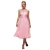 Damesjurk met plooi Goddiva Crochet Midi