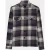 Giordano Overshirt Blauw Salerno Melange Check 627520/60