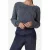 Another-Label gebreide trui zilver met lurex