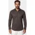 R2 Amsterdam Overhemd heren Bruin Knitted dobby shirt 134.WSP.009/041