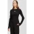Karl Lagerfeld Longsleeve Ribbed Mock Neck Black