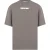 Gebroken wit teddypijllogo over skate-fit stalen ijzeren T-shirt