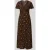 Jake*s Casual midi-jurk van viscose met bloemmotief