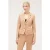 Motivi Milano Knit Fabric Single-breasted Jacket Beige
