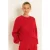 Claudia Sträter wollen gebreid vest – rood