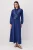 Trendyol Modest Dames Donkerblauw Effen Maxi Lang Casual Blousejurk Modest Jurken
