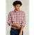 River Woods Custom Fit Checked Shirt Linen-cotton Multi Red