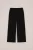 WE Fashion – Meisjes straight fit broek met structuur – Zwart –