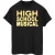 Li-cense Disney dames high school musical the musical lights logo cotton boyfriend t-shirt