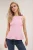 TRENDYOLMİLLA Dames Roze Effen Mouwloos Peplum Blouses