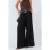 Hoge Taille Wijde Pantalon met Plooien