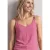 Top met V-hals en decoratief detail