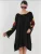 Bigdart Jurk  geel / rood / zwart