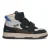 BunniesJR 225991-429 Jongens Hoge Sneakers – Blauw – Leer – Klittenband Met Rits