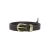 VILA leren riem VICIFF donkerbruin