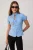 TRENDYOLMİLLA Dames Blauw Geborduurd Kort Getailleerd Blouses