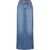 Lee Side slit maxi skirt weekend chill blue denim