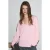 Oversized blouse met V-hals en lange mouwen