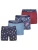 Happy Shorts Boxershorts ‘Christmas’  blauw / navy / hemelsblauw / rood