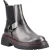 Hush Puppies Raye Leren Dames Pewter Plat Chelsea Laarzen