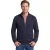vest Bugatti donkerblauw katoen