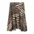 Mango midi rok met zebraprint – beige