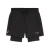 PUMA Sportbroek  zwart / wit