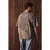 Oversized T-shirt met print en ronde hals