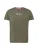 ALPHA INDUSTRIES Shirt  olijfgroen / wit