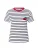 ONLY Shirt ‘ONLHeart’  rood / zwart / wit
