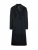 GOBI Cashmere Tussenmantel ‘Double-Breasted Long Coat’  zwart